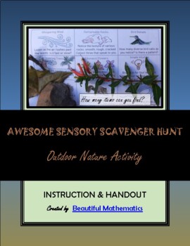 Preview of Awesome Sensory Scavenger Hunt