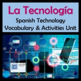 Awesome Spanish Technology Vocabulary & Activities Unit / 