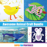Awesome animal crafts bundle