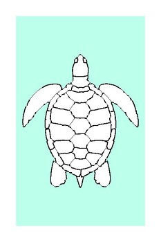 Preview of Awesome coloring book of turtle