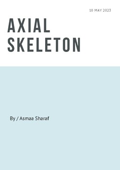 Preview of Axial skeleton