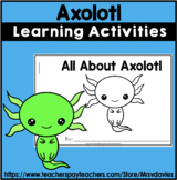 Axolotl Math and Literacy Activities