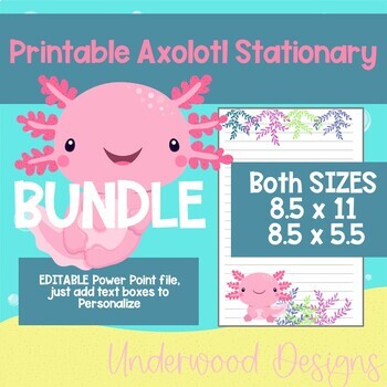 Axolotl Sketch Book: Captivating Creatures on Every Page by Immersing  Yourself in the Enchanting World of Axolotls with the Class Sketch Book for  Kids