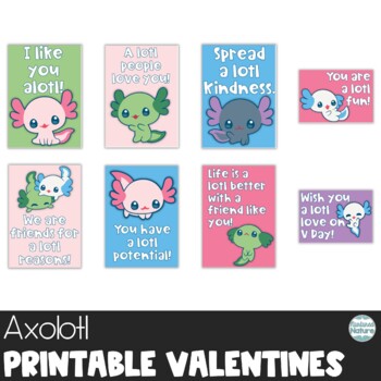 This Girl Loves Axolotls - Axolotl Gifts for Girls Greeting Card
