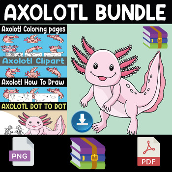 Axolotl Sketch Book: Captivating Creatures on Every Page by Immersing  Yourself in the Enchanting World of Axolotls with the Class Sketch Book for  Kids