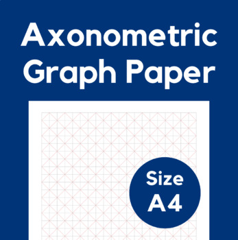 Preview of Axonometric Graph Paper - Size A4