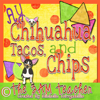 Preview of Ay Chihuahua, Tacos, & Chips: Clip Art Set