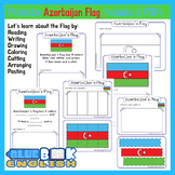 Azerbaijan Flag Activity | Flag Craft Differentiated (6 Pages)
