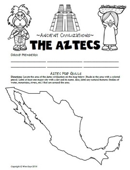 Aztec Activities by Wise Guys | Teachers Pay Teachers