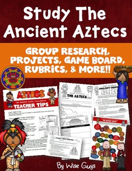 Preview of Aztec Map and Culture Activities