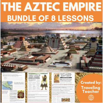 Preview of Aztec Empire Bundle - Geography, Religion, Warriors, Montezuma, Politics, Food