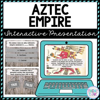 Preview of Aztec Empire Interactive Google Slides™ Presentation | Distance Learning
