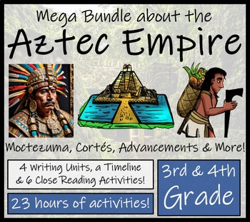 Preview of Aztec Empire Mega Bundle of Activities | 3rd Grade & 4th Grade