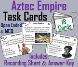 Aztec Empire Task Cards Activity (Civilizations of Mesoame