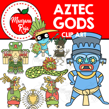 Preview of Aztec Gods Clip Art | Mexican culture |