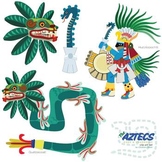 Aztec Gods and Goddesses Clip Art Set