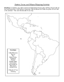 Aztec, Inca, Maya Mapping Activity