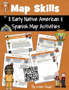 Preview of Aztec Inca Maya Native Americans Geography and Map Bundle