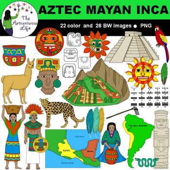 Preview of Aztec Inca Mayan Clip Art