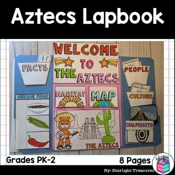 Preview of Aztec Lapbook for Early Learners - Ancient Civilizations
