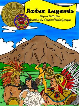 Preview of Aztec Legends Clip Art Collection- Commercial Use Graphics