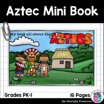 Preview of Aztec Mini Book for Early Readers - Ancient Civilizations Activities