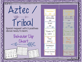 Aztec / Tribal Behavior Clip Chart with 3 positives Specia