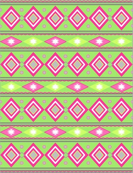 pink aztec print background