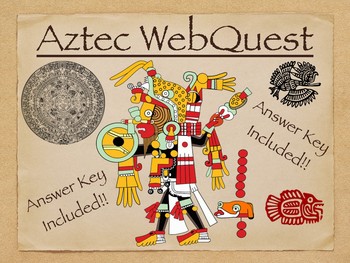 Preview of Aztec WebQuest