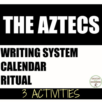 Preview of Aztecs Activity Calendar Writing System and Ritual