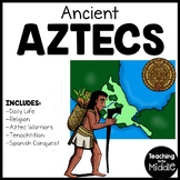 Aztecs Informational Text Reading Comprehension Worksheet 