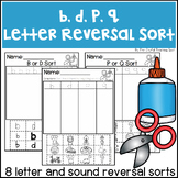 B, D, P, Q Letter Reversal Sort