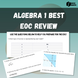 B.E.S.T. Algebra 1 EOC Review Worksheet: Ace the Algebra 1 EOC! 
