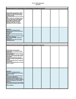 Preview of B.E.S.T. Math Standards Checklist for Geometry (FL)