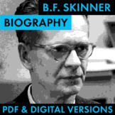 B.F. Skinner Biography Research Organizer, Biography PDF &