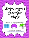 B-I-N-G-O Fraction Style