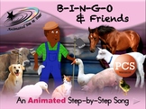 B-I-N-G-O & Friends - Animated Step-by-Step Song - PCS