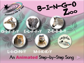 B I N G O Zoo Animated Step By Step Song Regular By Bloom Tpt