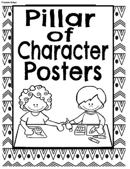 pillars of character coloring pages