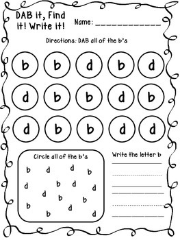 B and D Confusion Printables by Klever Kiddos | Teachers ...