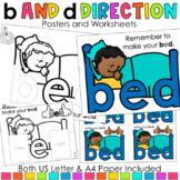 Letter b & d Direction Posters - Letter Reversal Classroom