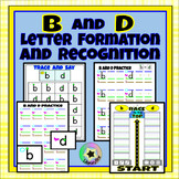 B and D Reversal Worksheets | B and D Poster | B and D Let