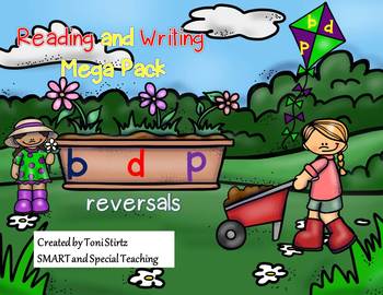 Preview of B and D reversal worksheets for Beginning and Older Readers RTI