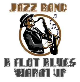 Preview of B-flat Blues Progression Jazz Band Warm-Up