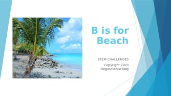 Preview of B is for Beach! STEM Challenges