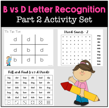 B vs D Letter Recognition Bundle - Classful