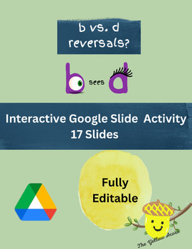 Preview of B vs. D Reversals Interactive Google Slides