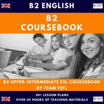Preview of B2 Upper Intermediate ESL TEFL Course Book 50hrs Curriculum