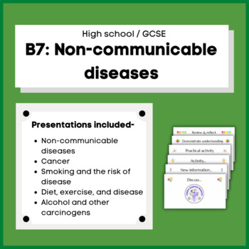 Preview of B7 Non-communicable diseases (GCSE)