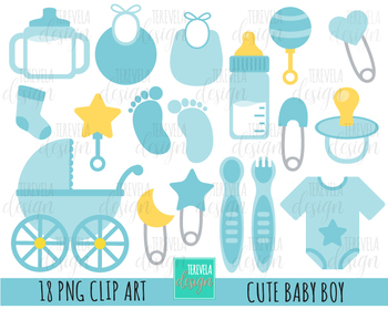 baby boy clip art bottle